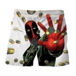 Deadpool Stopping Bullets Dope Design Full Print Short - Superheroes Gears