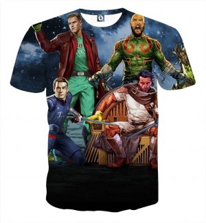 Guardians of the Galaxy Parody Football Stars Style Funny T-shirt - Superheroes Gears
