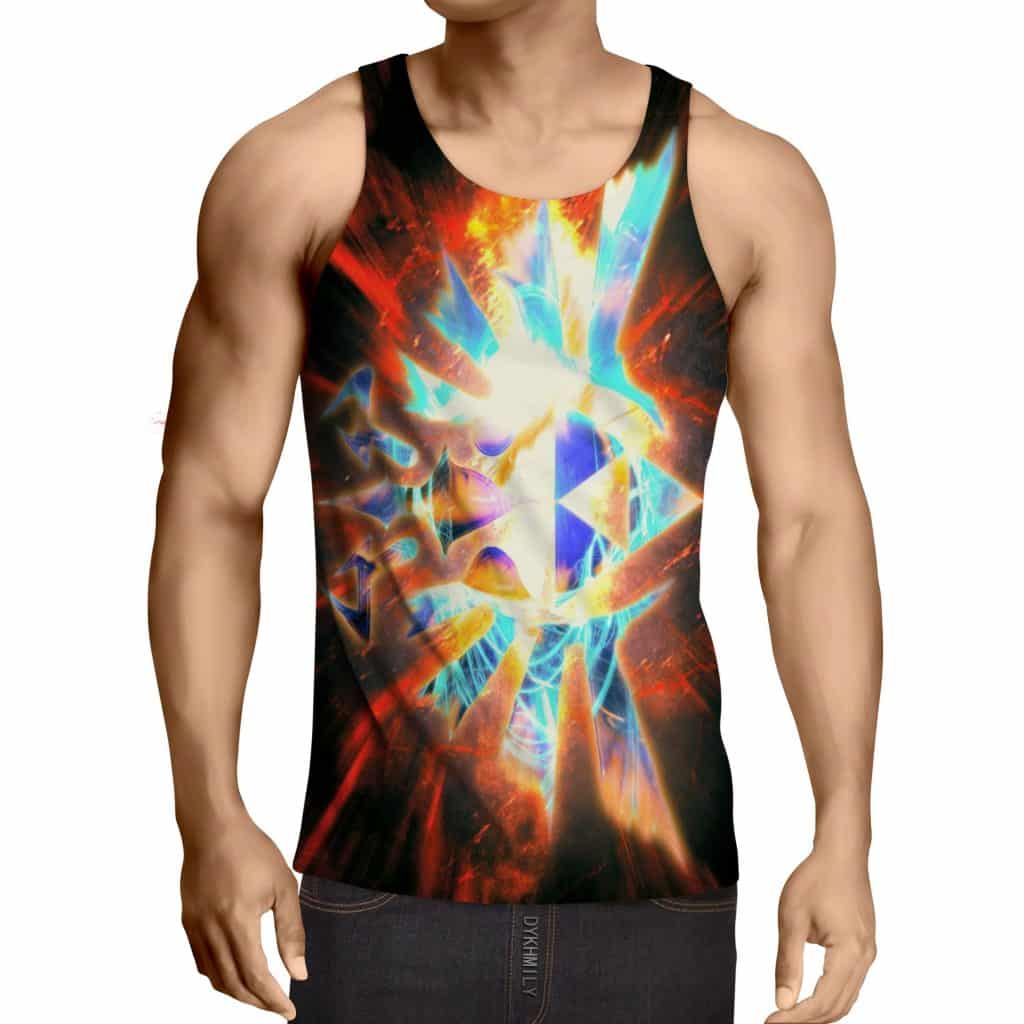 The Legend Of Zelda The Symbol With Lighting Thunder Tank Top ...