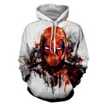 Deadpool Marvel Unique Style Fan Art Portrait Awesome Hoodie - Superheroes Gears