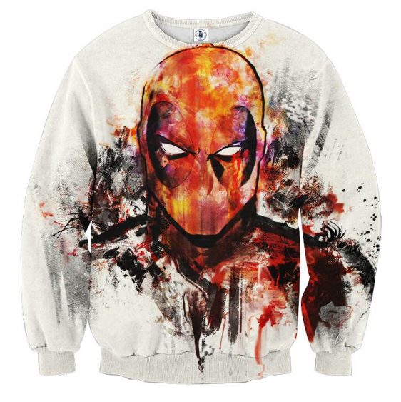 Deadpool Marvel Unique Style Fan Art Portrait Awesome Sweatshirt - Superheroes Gears