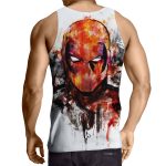 Deadpool Marvel Unique Style Fan Art Portrait Awesome Tank Top - Superheroes Gears