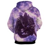 Guardians of the Galaxy Groot Rocket Space Flying Design Hoodie - Superheroes Gears
