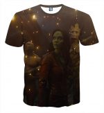 Guardians of the Galaxy Team Watching Firefly Full Print T-shirt - Superheroes Gears