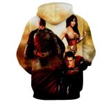Justice League Perfect Trinity Dope Design Full Print Hoodie - Superheroes Gears
