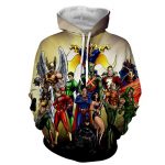 Justice League DC Superheroes All Characters Cool Hoodie - Superheroes Gears