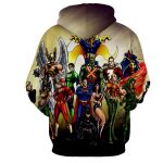 Justice League DC Superheroes All Characters Cool Hoodie - Superheroes Gears