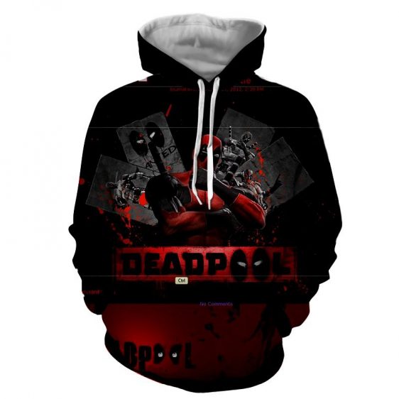 Deadpool The Winner Style Funny Design Full Print Hoodie - Superheroes Gears