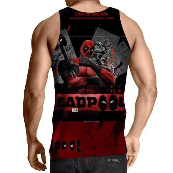 Deadpool The Winner Style Funny Design Full Print Tank Top - Superheroes Gears