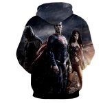 Batman VS Superman Dawn Of Justice Trinity 3D Print Hoodie - Superheroes Gears