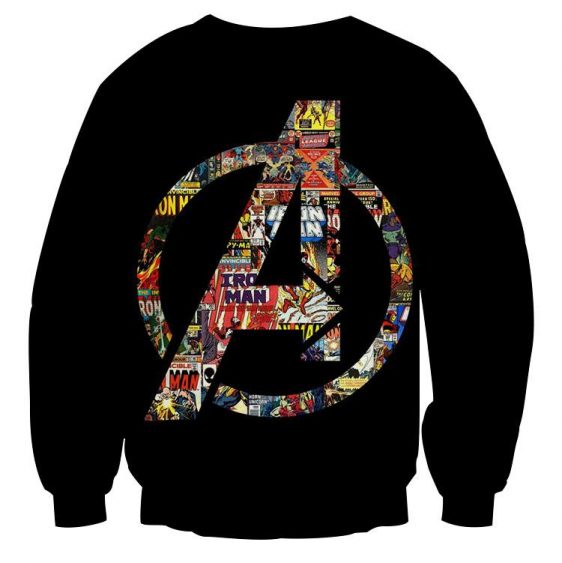 Marvel The Avengers Symbol Iron Man Unique Sweatshirt - Superheroes Gears
