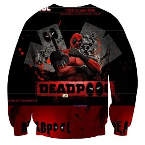 Deadpool The Winner Style Funny Design Full Print Sweatshirt - Superheroes Gears