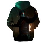 Guardians of the Galaxy Star-Lord Fighting Scene Dope Hoodie - Superheroes Gears