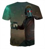 Guardians of the Galaxy Star-Lord Fighting Scene Dope T-shirt - Superheroes Gears