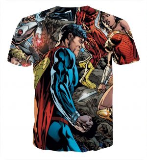 Justice League Comic Superman Dope Stand 3D Printed T-Shirt - Superheroes Gears