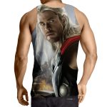 Marvel The Avengers Thor Portrait Unique 3D Print Tank Top - Superheroes Gears