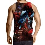 Dangerous Deadpool Firing A Gun Amazing Style Fan Art Tank Top - Superheroes Gears