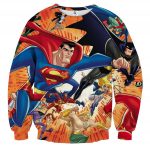 Justice League DC Awesome Superheroes Team 3D Printed Sweatshirt - Superheroes Gears