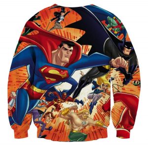 Justice League DC Awesome Superheroes Team 3D Printed Sweatshirt - Superheroes Gears