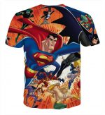 Justice League DC Awesome Superheroes Team 3D Printed T-shirt - Superheroes Gears