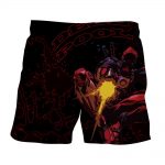 Antihero Deadpool Shooting With Gun Cool Style Print Short - Superheroes Gears