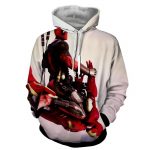 Funny Deadpool Riding Iron Man Meme Style 3D Print Hoodie - Superheroes Gears