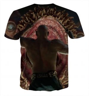 Guardians of the Galaxy Drax Fighting Monster Full Print T-shirt - Superheroes Gears