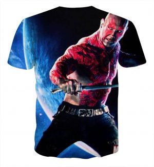 Guardians of the Galaxy Drax Powerful Warrior Dope 3D T-shirt - Superheroes Gears