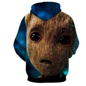 Guardians of the Galaxy Emotional Cute Baby Groot 3D Print Hoodie - Superheroes Gears