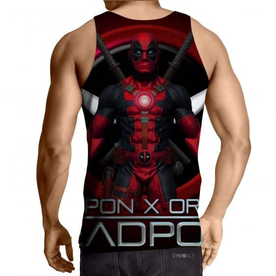 Deadpool Weapon X Origins Symbol Fashionable Full Print Tank Top - Superheroes Gears