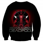 Deadpool Weapon X Origins Symbol Fashionable Full Print Sweatshirt - Superheroes Gears