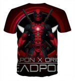 Deadpool Weapon X Origins Symbol Fashionable Full Print T-shirt - Superheroes Gears