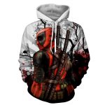 Deadpool The Back Portrait Amazing Fan Art Full Print Hoodie - Superheroes Gears