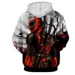 Deadpool The Back Portrait Amazing Fan Art Full Print Hoodie - Superheroes Gears