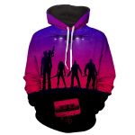 Guardians of the Galaxy Team Portrait Vibrant 3D Full Print Hoodie - Superheroes Gears