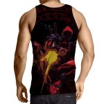 Antihero Deadpool Shooting With Gun Cool Style Print Tank Top - Superheroes Gears