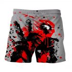 Deadpool Abstract Painting Design Stylish Winter Short - Superheroes Gears