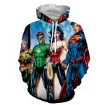 Justice League Heroes Dope Art Design 3D Printed Hoodie - Superheroes Gears