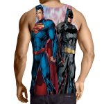 Justice League Heroes Dope Art Design 3D Printed Tank Top - Superheroes Gears