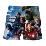 Marvel The Avengers Ready To Fight Dope Full Print Shorts