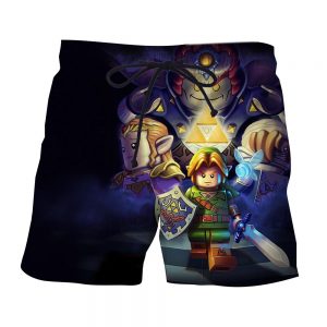The Legend Of Zelda Link Phoenix Symbol 3D Print Shorts