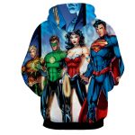 Justice League Heroes Dope Art Design 3D Printed Hoodie - Superheroes Gears