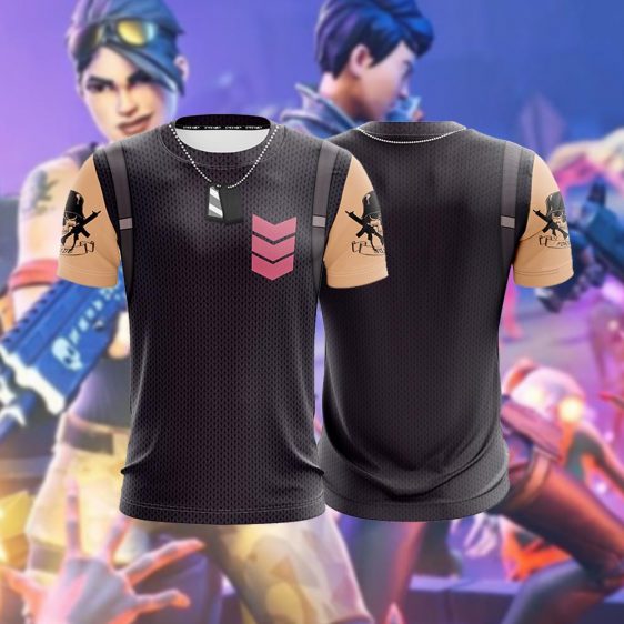 Fortnite Survival Rose Team Leader Outfit Cosplay T-shirt