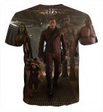 Guardians of the Galaxy Badass Team Up Cool Design T-shirt - Superheroes Gears