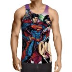 Justice League DC Comics Heroes Dope Team Cool Tank Top - Superheroes Gears