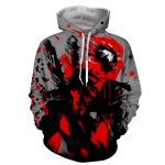 Deadpool Abstract Painting Design Stylish Winter Hoodie - Superheroes Gears