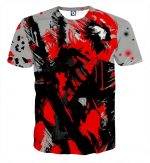 Deadpool Abstract Painting Design Stylish Winter T-shirt - Superheroes Gears
