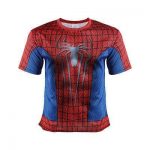 Amazing Spider Man Marvel Superhero Classic Gym Fitness  Costume T-shirt - Superheroes Gears