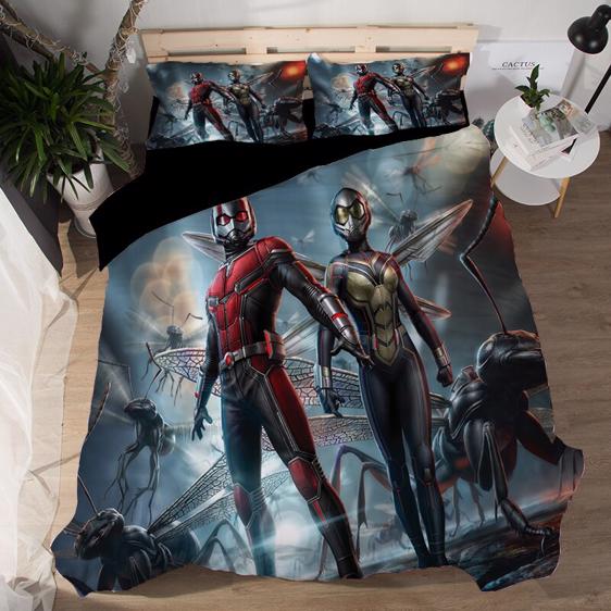 Ant-Man The Wasp And An Army Of Flying Ants Bedding Set
