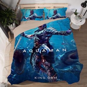 Aquaman Supervillain King Orm Ocean Master Bedding Set